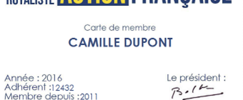 Pourquoi s’engager à l’Action française ?