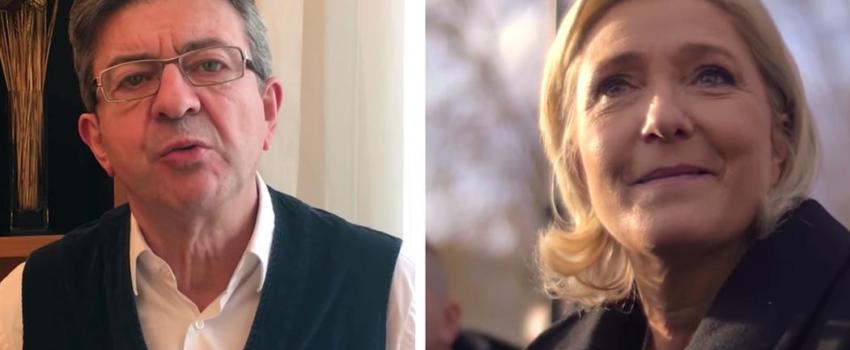 Surprise ! Les médias français craignent un second tour Le Pen-Mélenchon
