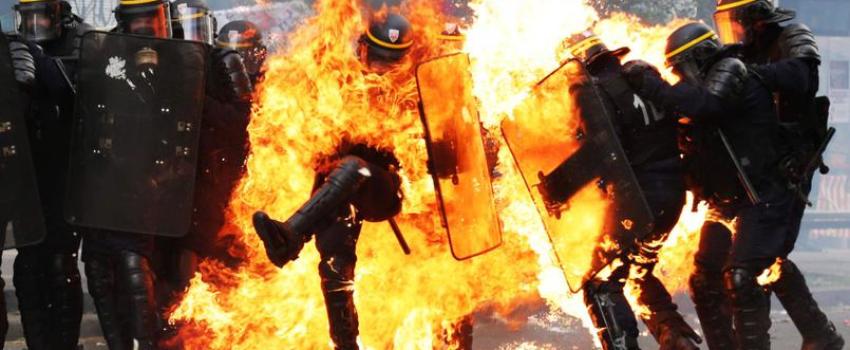 Des violences à Paris lors du défilé du 1er mai