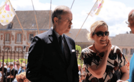 Le duc et la duchesse de Vendôme ont assisté à la clôture du pèlerinage de Chartres
