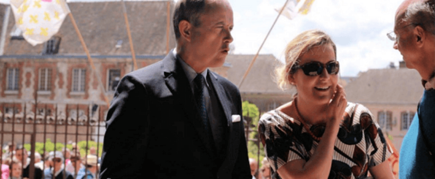 Le duc et la duchesse de Vendôme ont assisté à la clôture du pèlerinage de Chartres