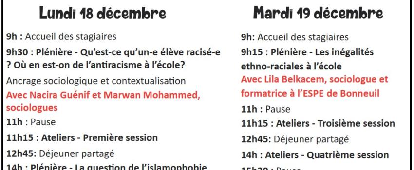Un syndicat de profs organise des ateliers antiracistes interdits aux Blancs