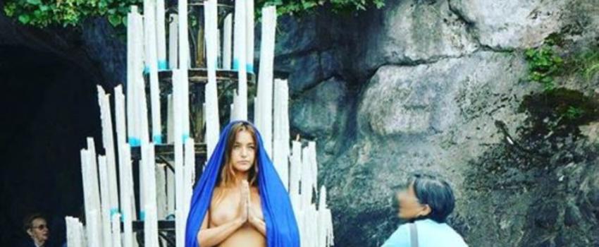 Une artiste se dénude au sanctuaire de Lourdes : elle sera jugée en mai