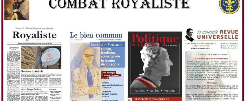 La presse royaliste