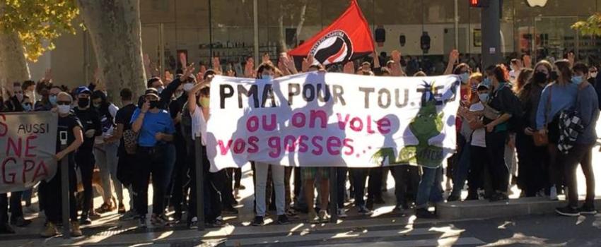 « PMA pour TOUT.TES ou on vole vos gosses »