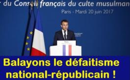 Balayons le défaitisme républicain