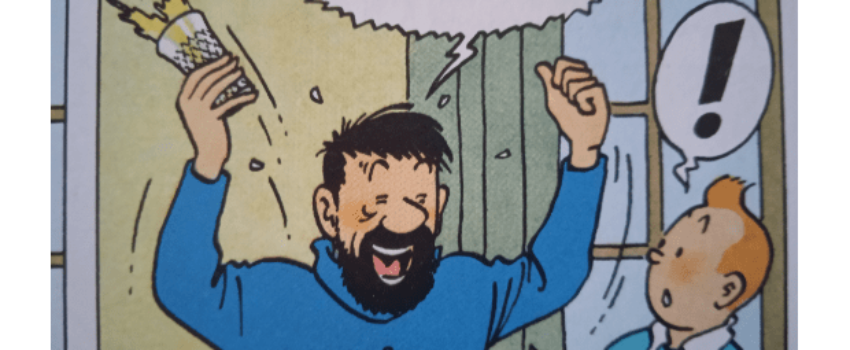 Capitaine Haddock : 80 balais et pas un seul cheveu blanc !