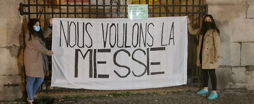 Mgr Ginoux : « Je demande aux fidèles d’envahir les églises ce dimanche ! »
