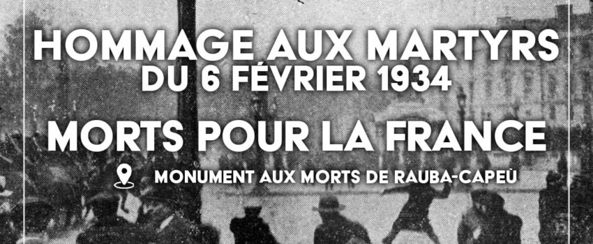 Nice : Hommage aux morts du  février