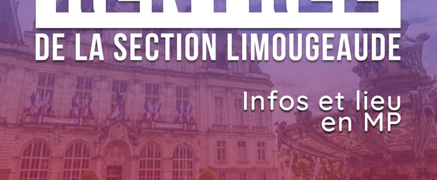 Limoges : Rentrée militante