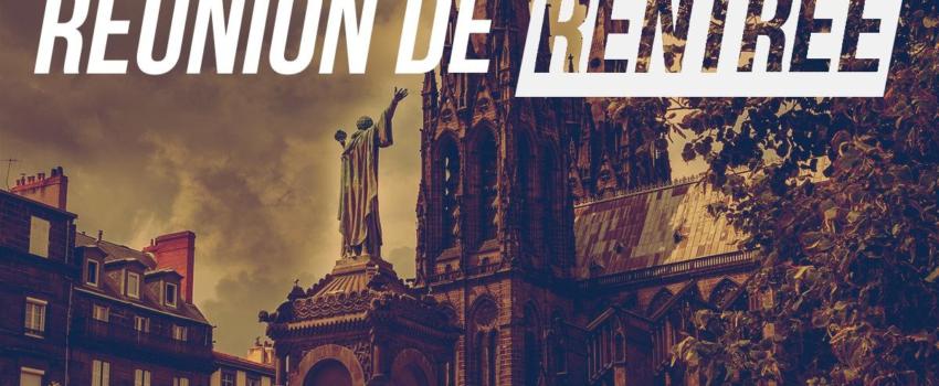Clermont : Réunion de rentrée