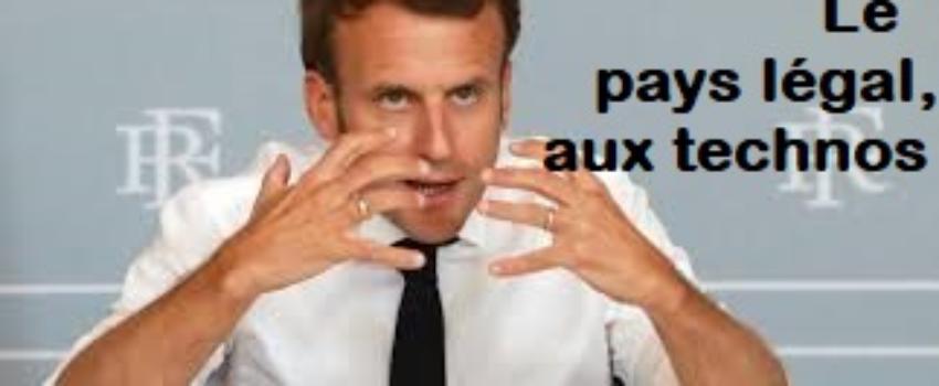 Technocratie à la tête du Pays légal