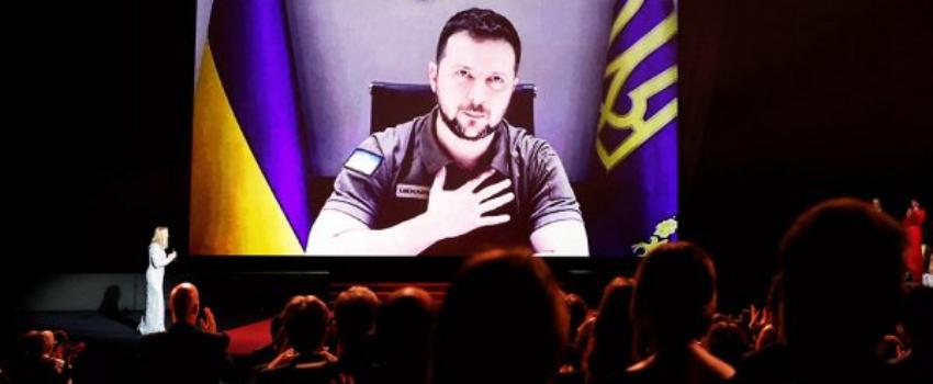 Zelensky, la palme d’or de la mise en scène