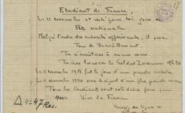 Premier acte de résistance à l’ennemi : Le 11 novembre 1940