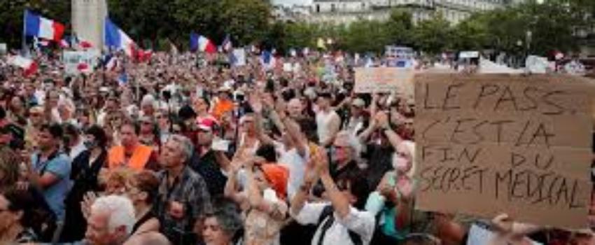 Manifestations contre le passe sanitaire samedi 7 aout 2021