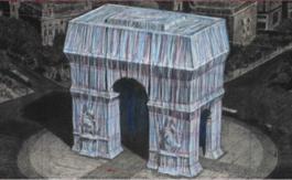 La place Charles-de-Gaulle outragée