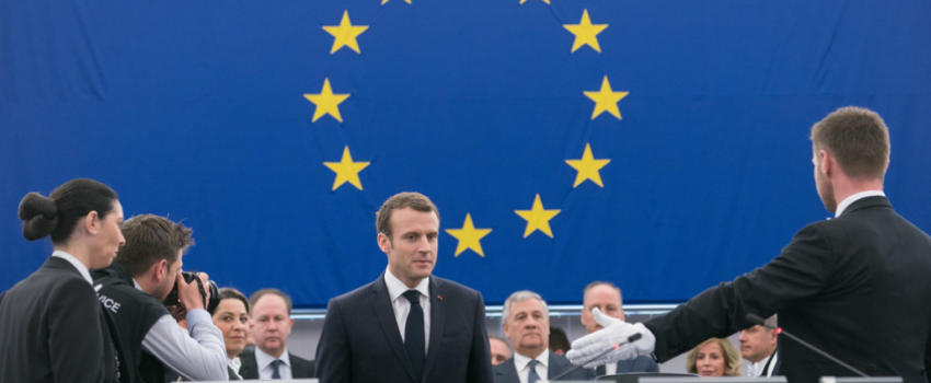 Macron devant le Parlement européen : contradictoire, provocateur et électoraliste