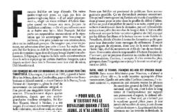 FRANCOIS BEL-KER D’interêt national