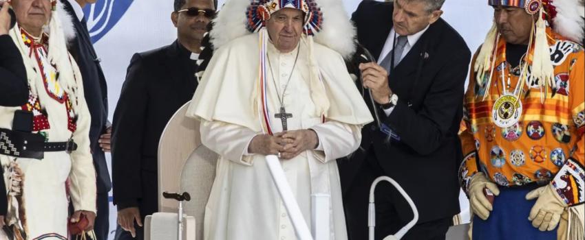 Voyage du Pape au CANADA : L’EGLISE EST-ELLE COUPABLE ?