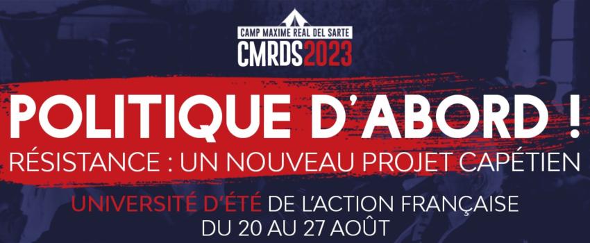 CMRDS 2023 : Politique d’abord !
