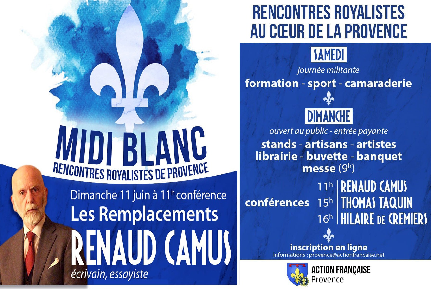 You are currently viewing Rencontres Royalistes de Provence