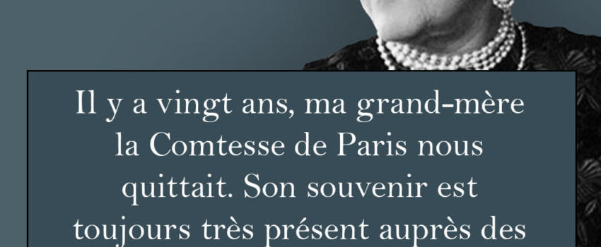 Hommage à Isabelle, Comtesse de Paris (Eu, 1911 – Paris, 2003)
