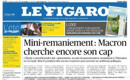 La « une » du Figaro du 21 juillet frise le ridicule