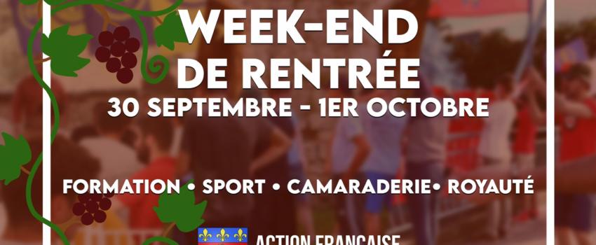 Bordeaux : Week-end de rentrée