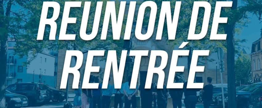 Metz : Réunion de rentrée