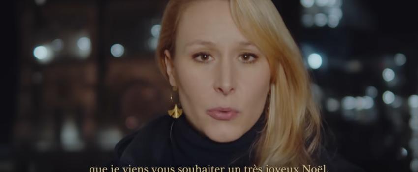 Joyeux Noël par Marion Maréchal