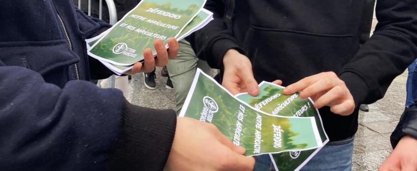L’Action française solidaire des agriculteurs