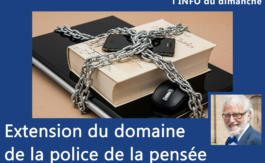 Extension du domaine de la police de la pensée
