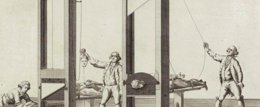 La Guillotine, arme de la Gueuse, ou de la mécanisation de l’exécution