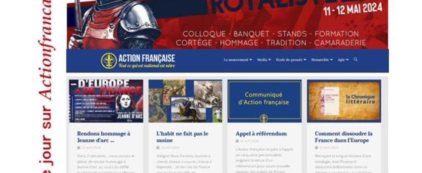 Lire le portail actionfrancaise.net