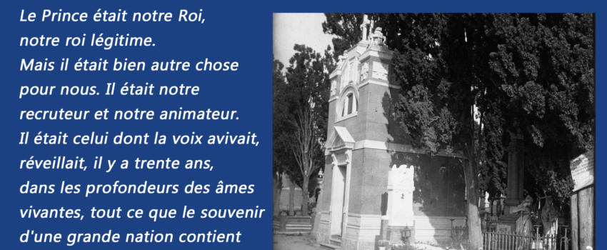 Sur la tombe de Monseigneur le duc d’Orléans, Philippe VIII