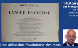 Une utilisation frauduleuse des mots