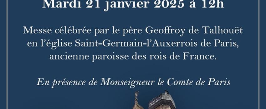 Ile de France : Hommage à Louis XVI
