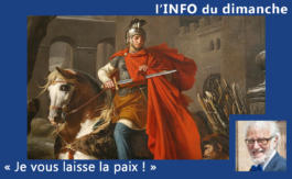 « Je vous laisse la paix ! »