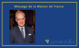 Message du comte de Paris aux royalistes réunis ce week-end à Paris