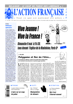 Une de l'AF2000