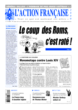 Une de l'AF2000
