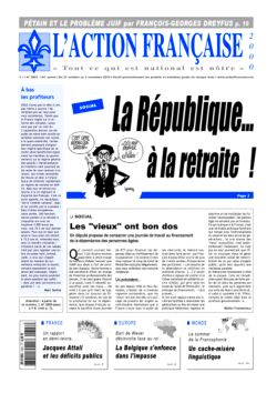 Une de l'AF2000